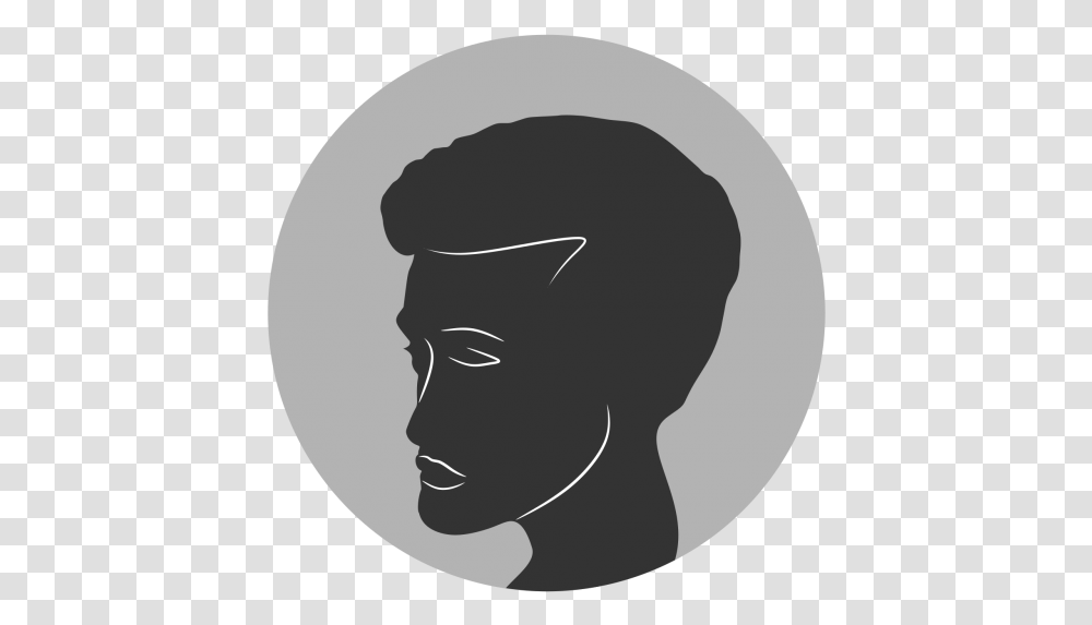 Portrait Of A Man Silhouette Logo Font Silhouette, Head, Face, Photography Transparent Png