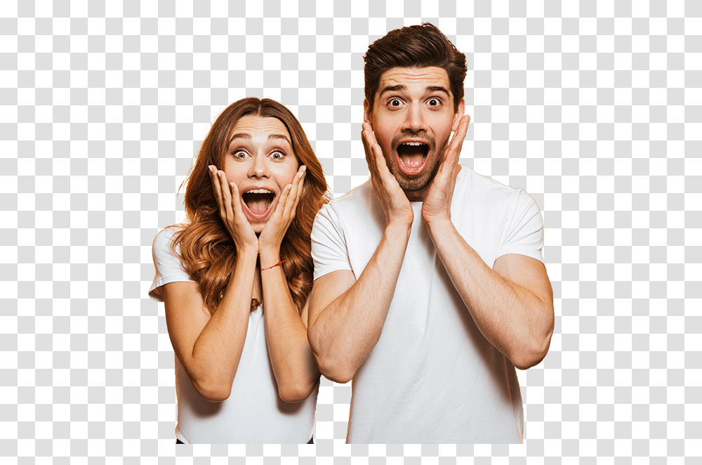 Portrait Of Cheerful People Man And Woman In Basic Face Person Laughing Female Transparent Png Pngset Com