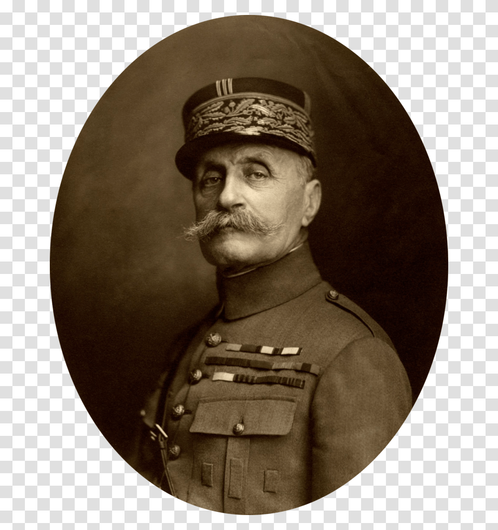 Portrait Of Ferdinand Foch, Hat, Apparel, Military Uniform Transparent Png