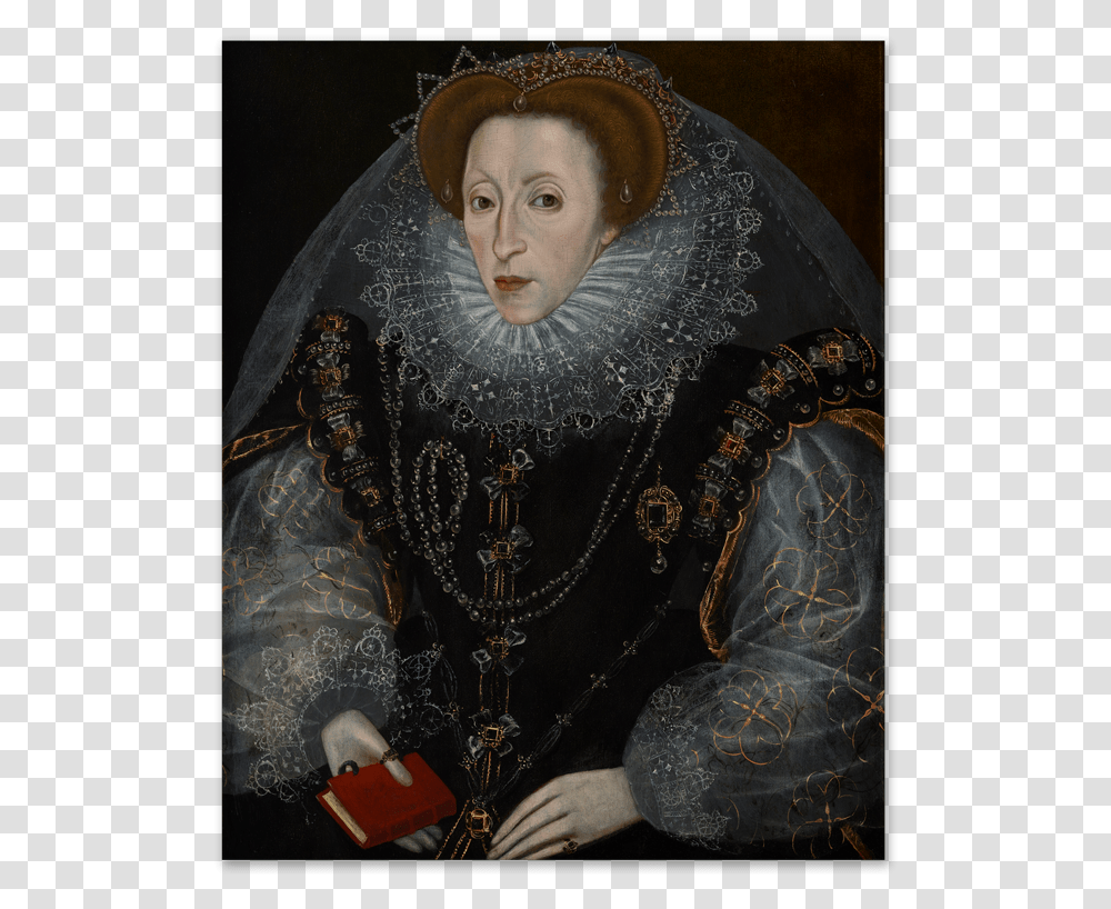 Portrait Of Queen Elizabeth I Old English Portrait, Apparel, Painting Transparent Png