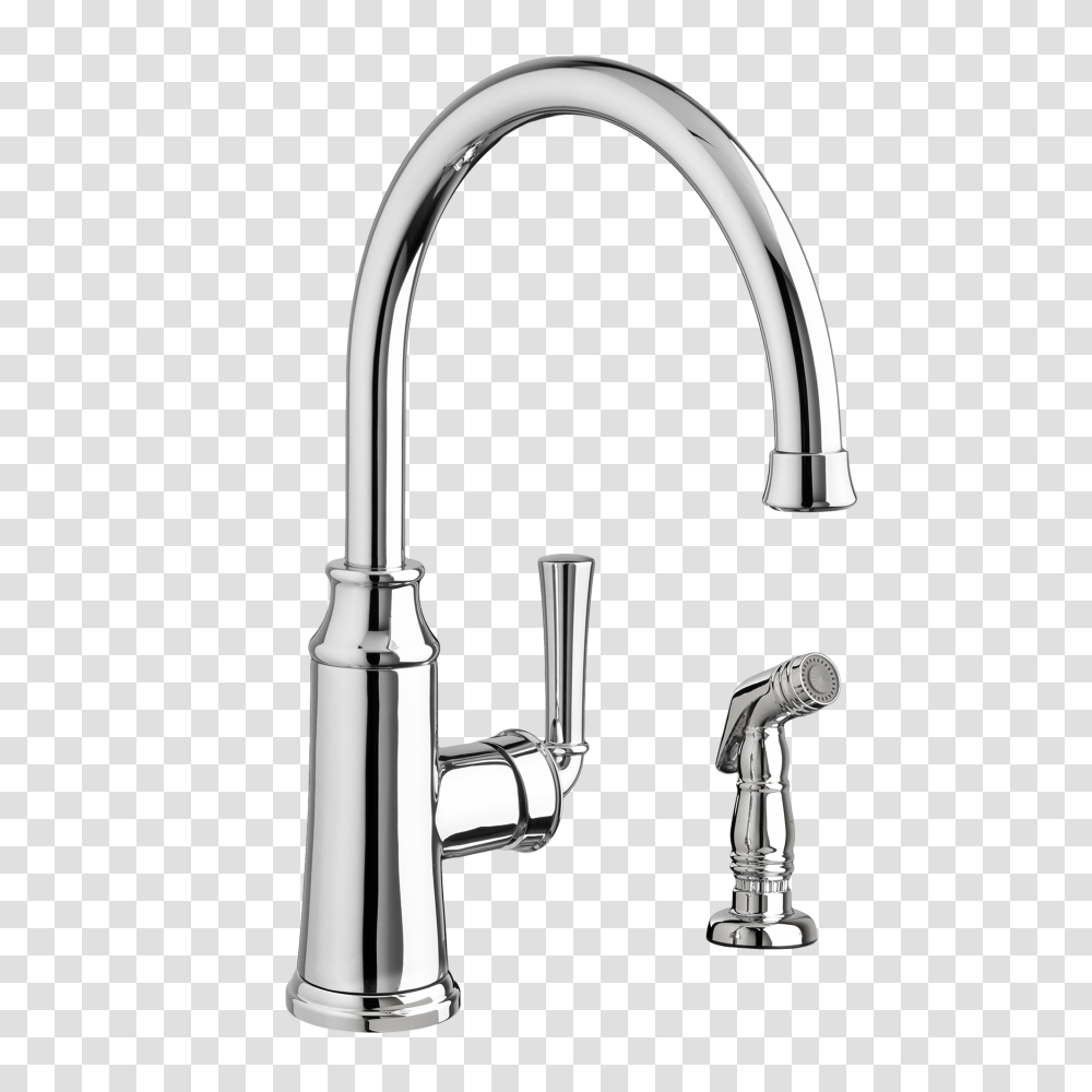 Portsmouth Handle High Arc Kitchen Faucet With Side Spray, Sink Faucet, Indoors, Tap Transparent Png
