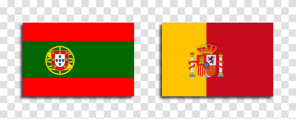 Portugal And Spain Flags In The Style Of Each Other Vexillology Transparent Png