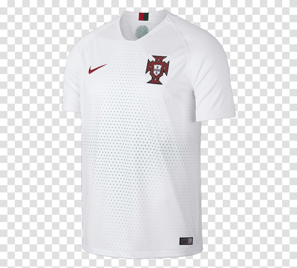 Portugal Away White Soccer Jersey Portugal National Football Team, Clothing, Apparel, Sleeve, Shirt Transparent Png
