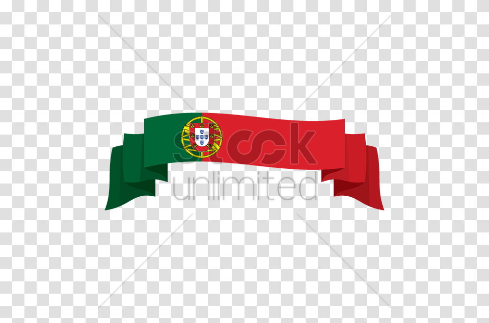 Portugal Flag Banner Vector Image, Label, Dynamite Transparent Png