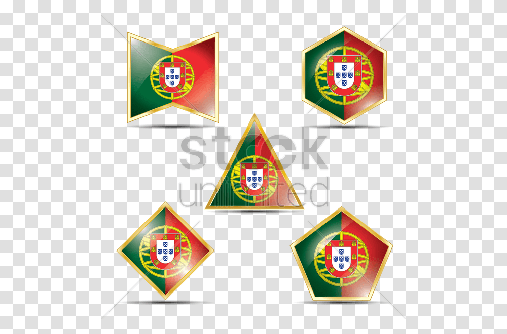 Portugal Flag Clipart Portugal Flag, Logo, Trademark, Triangle Transparent Png