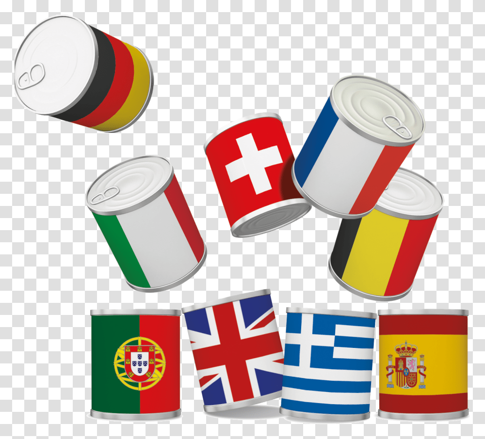 Portugal Flag, First Aid, Tin, Can, Tape Transparent Png