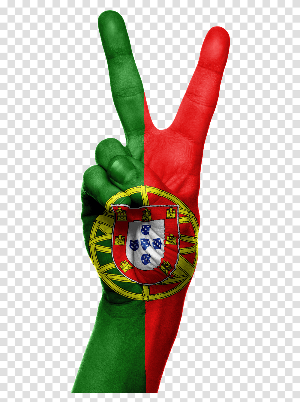 Portugal Flag Hand Free Photo Portugal Flag Hand, Apparel Transparent Png