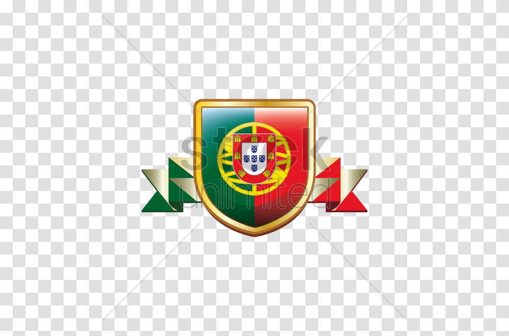 Portugal Flag Icon Vector Image, Emblem, Armor, Shield Transparent Png
