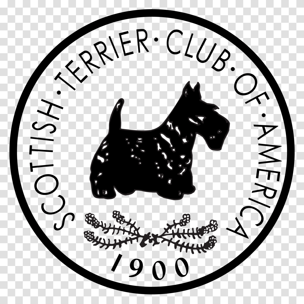 Portuguese Water Dog Clipart Scottish Terrier Club Of America, Stencil Transparent Png