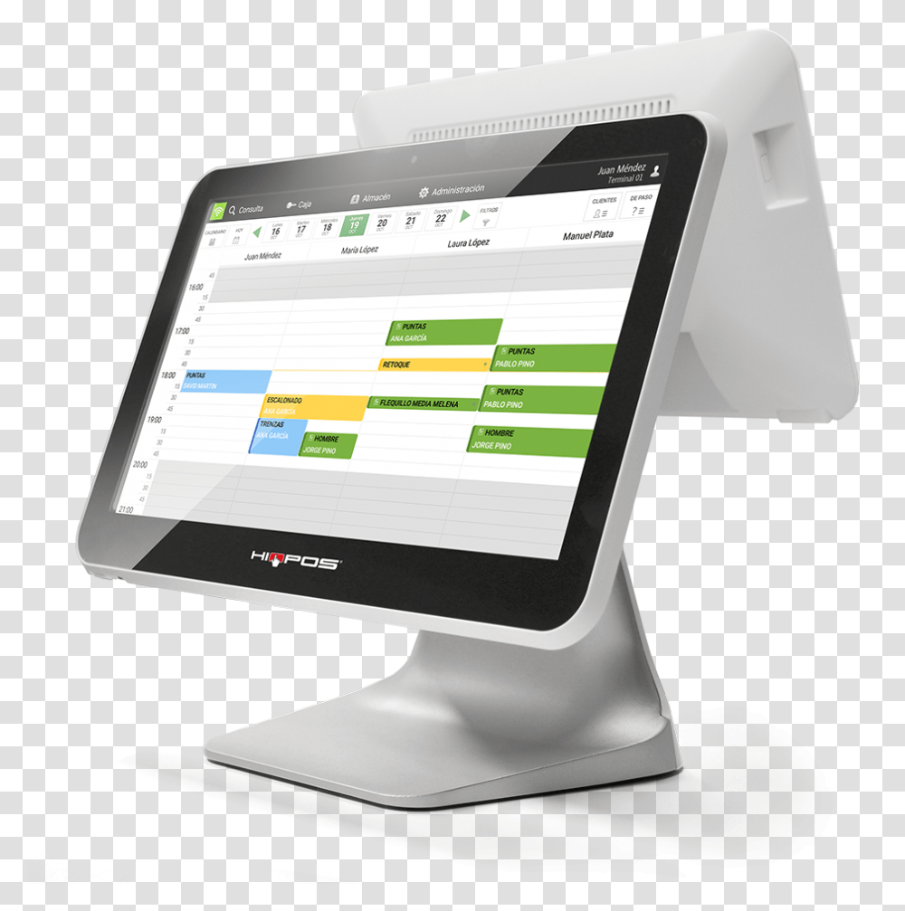 Pos Screen, Tablet Computer, Electronics, Kiosk Transparent Png