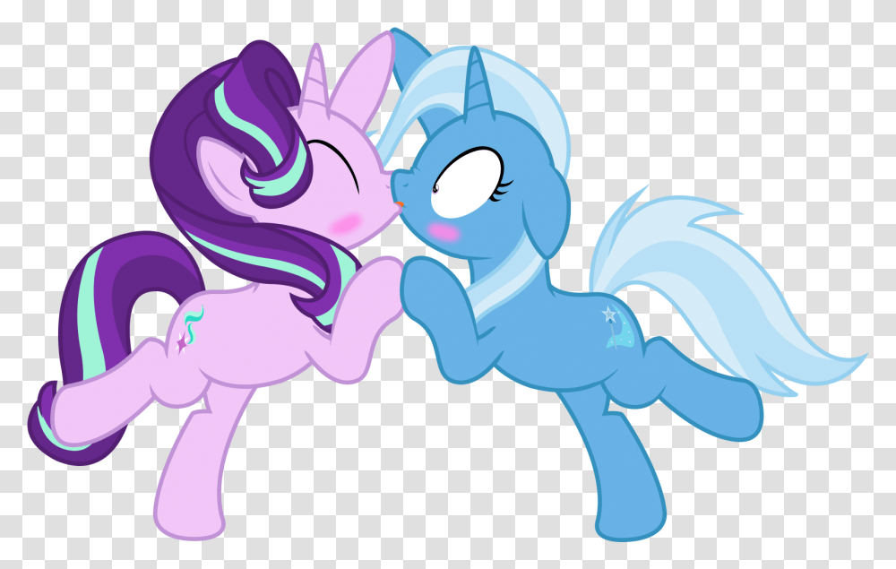 Pose Road To Friendship Shipping Shocked Simple Starlight Glimmer Love Kiss, Dragon Transparent Png