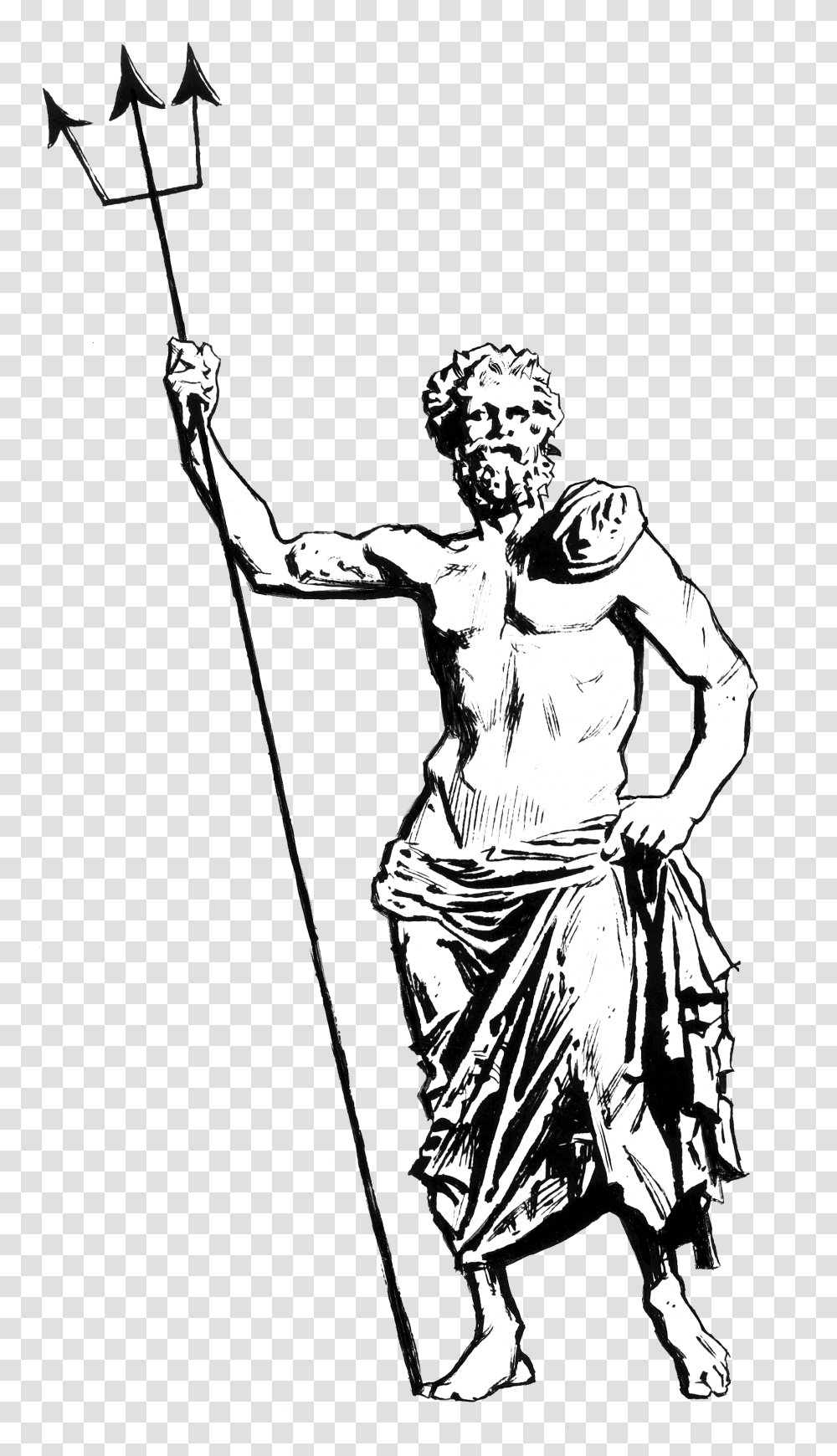 Poseidon Greek Mythology Gods, Person, Human, Hand Transparent Png
