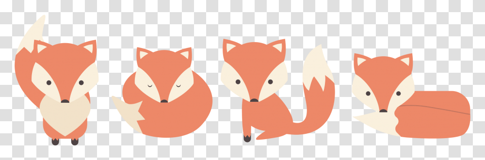 Poses Big Image Cartoon Of Foxes Clip Art, Plush, Toy, Animal, Mammal Transparent Png