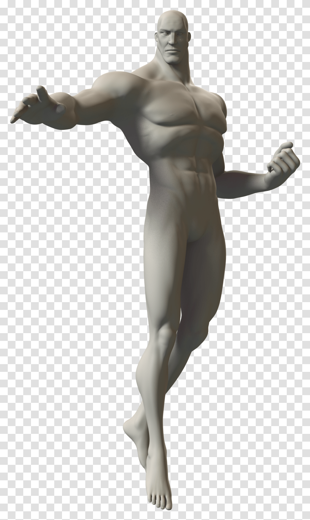 Poses Flying Superhero Pose, Sculpture, Statue, Person Transparent Png