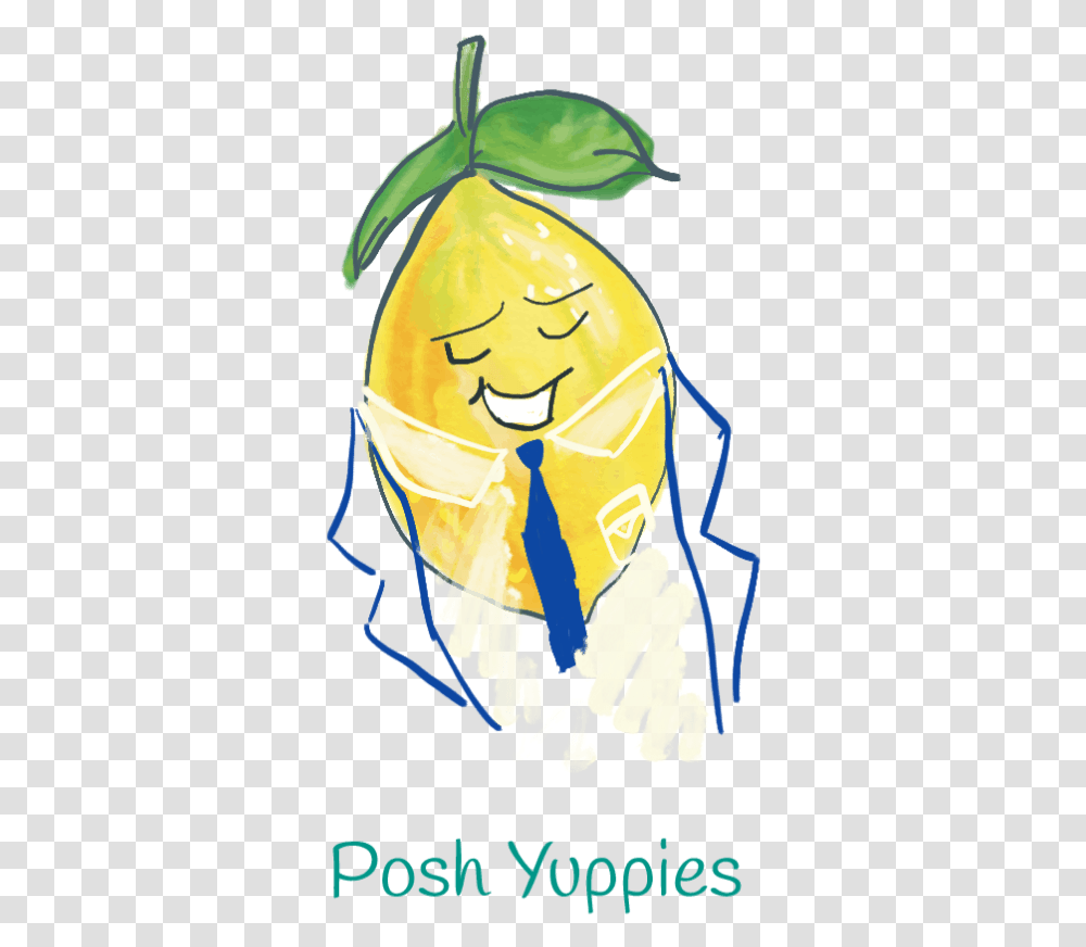 Posh Yuppie Lemon Illustration Illustration, Helmet, Apparel, Plant Transparent Png