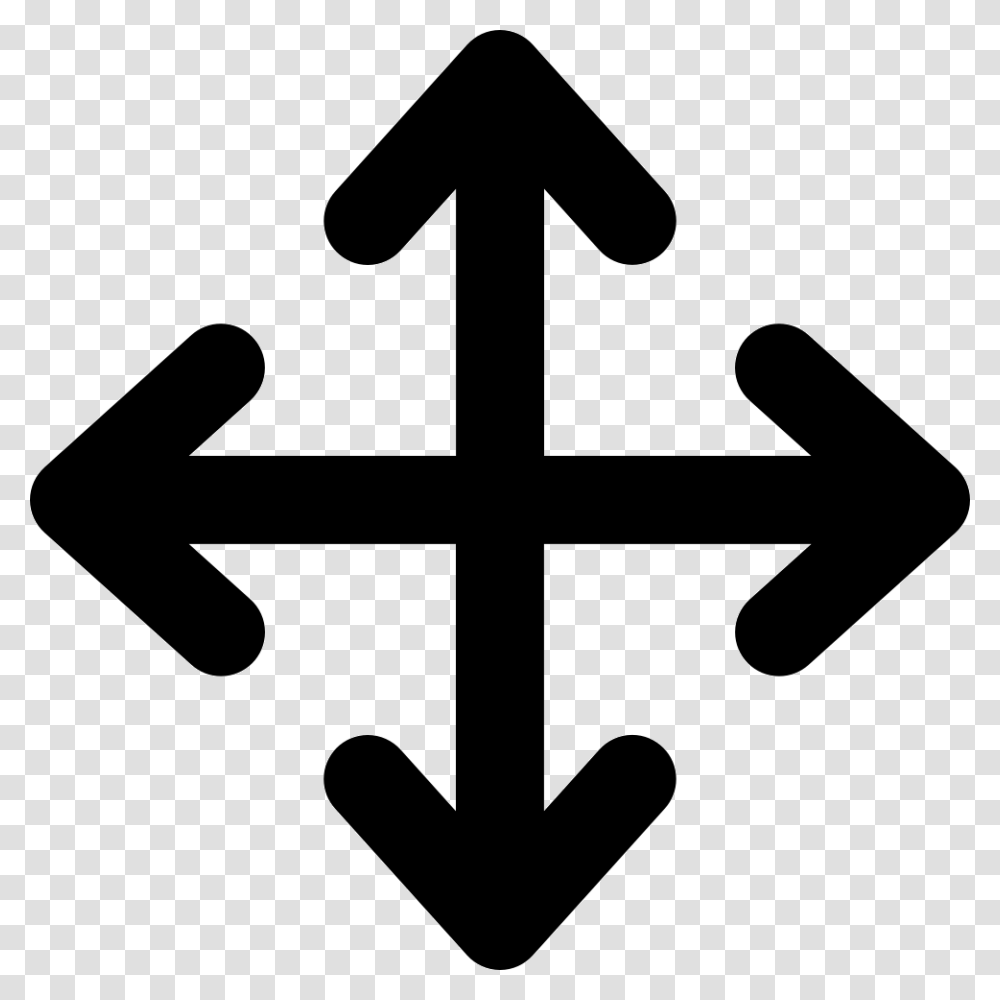 Position Movement Arrow Icon, Hook, Cross, Hammer Transparent Png