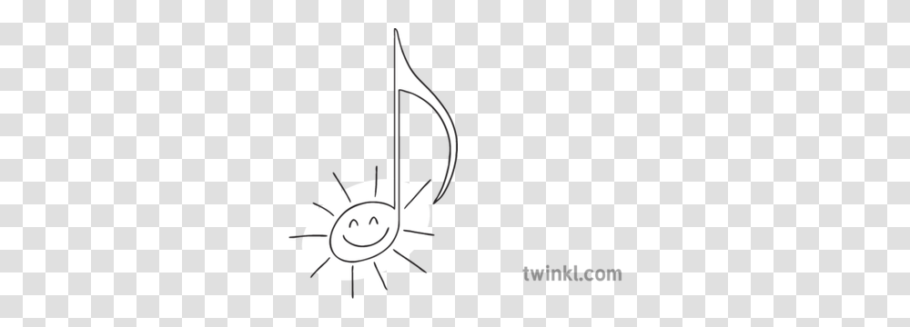 Positive Note Music Shine Light Rays Happy Ks1 Black And Dot, Face, Label, Text, Symbol Transparent Png