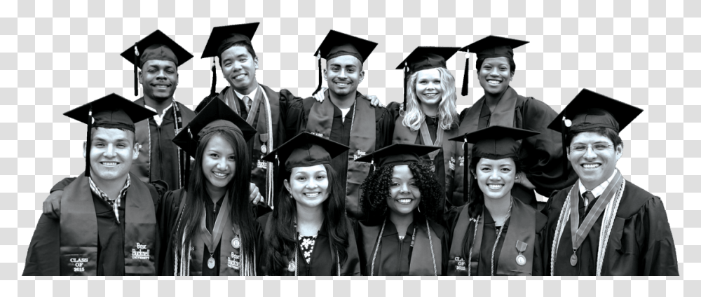 Posse Alumni In Graduation Caps And Gowns Scholars, Person, Suit, Coat Transparent Png