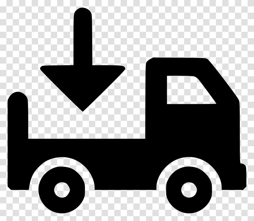 Possession Clipart Truck Load Truck Load Icon, Transportation, Vehicle, Van, Stencil Transparent Png