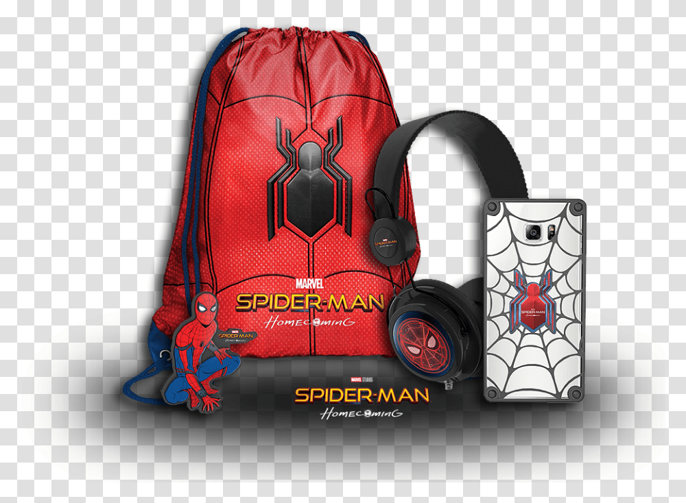 Possible Spider Man Homecoming, Electronics, Helmet, Headphones Transparent Png