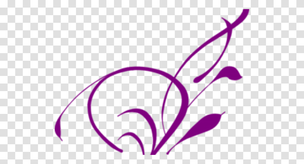 Possum Clipart Purple, Floral Design, Pattern Transparent Png