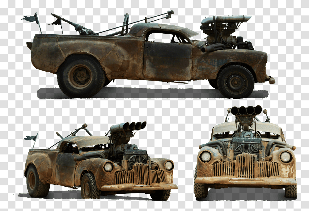 Post Apocalyptic Mad Max Style Cars, Vehicle, Transportation, Tire, Machine Transparent Png