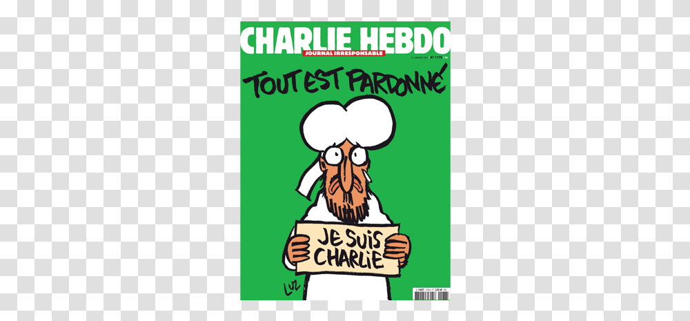 Post Attack Issue Of Charlie Hebdo, Advertisement, Poster, Book Transparent Png