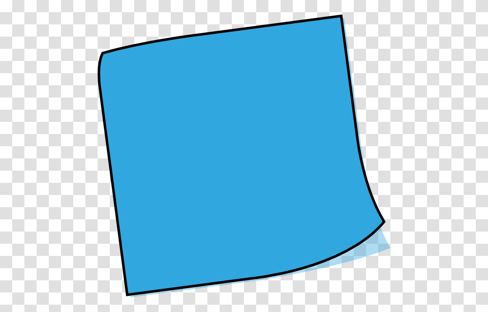 Post It Icon Blue Blue Post It Clipart, Bag Transparent Png