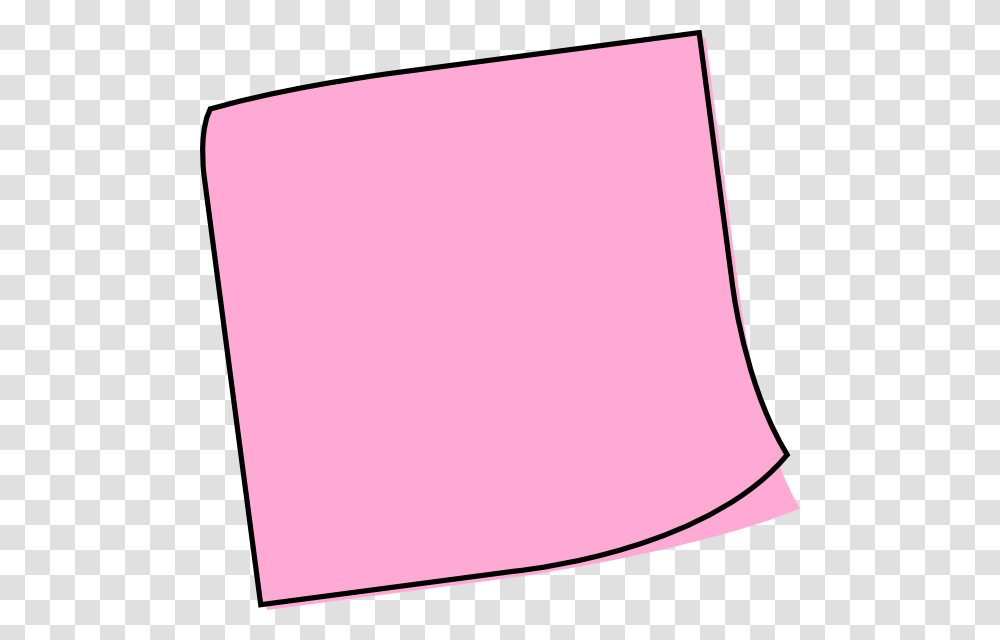 Post It Note Clipart Pink, Rug, Scroll Transparent Png