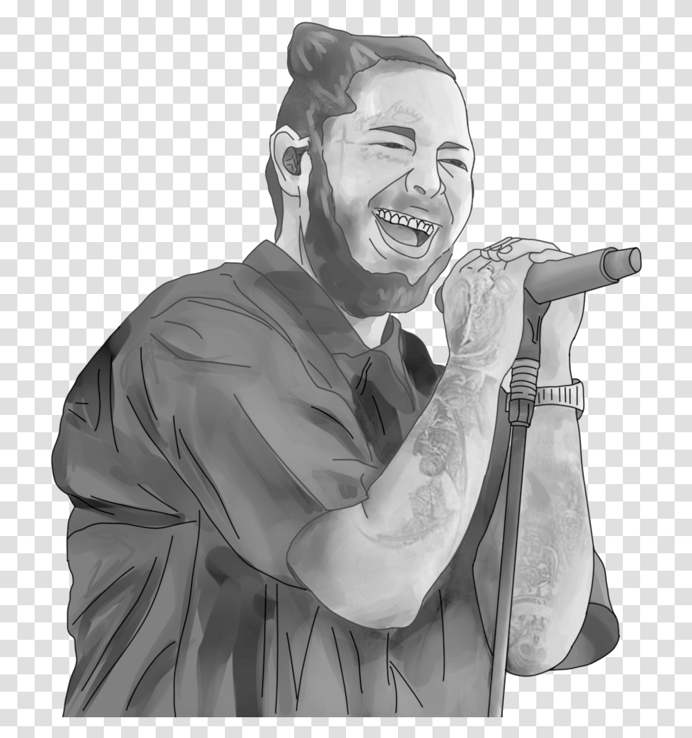 Post Malone, Person, Face, Skin, Accessories Transparent Png