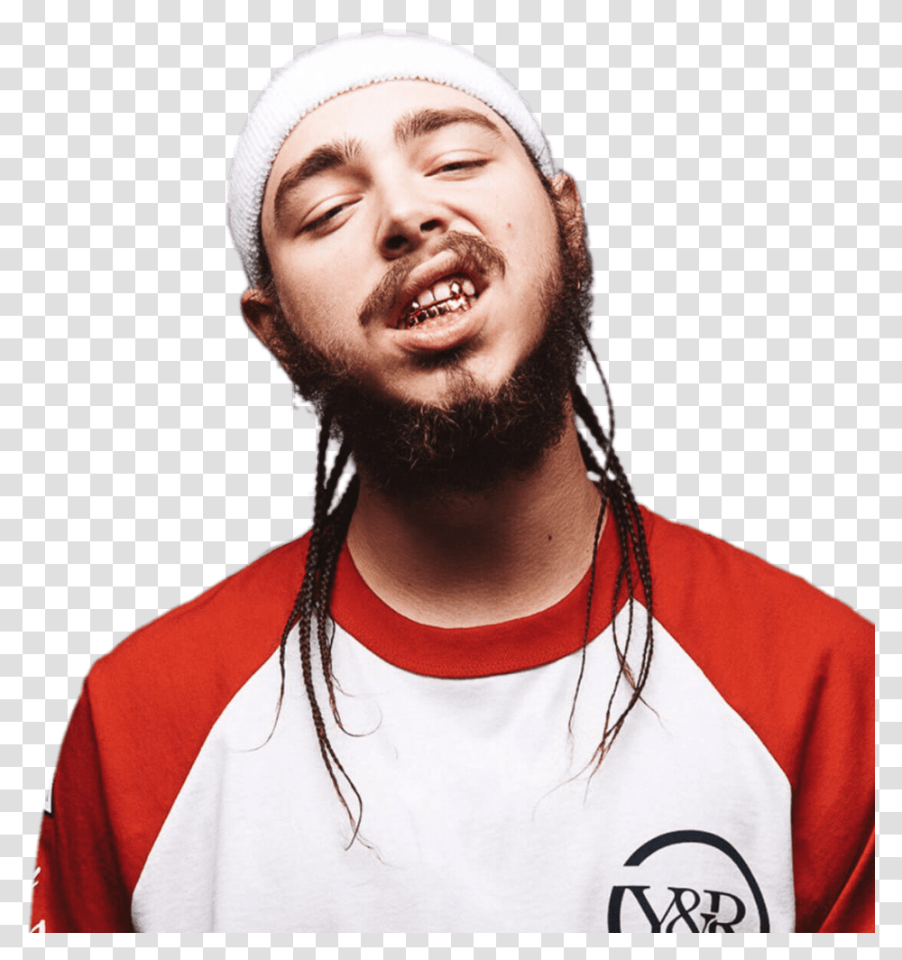 Post Malone Showing Teeth Post Malone, Face, Person, Human Transparent Png