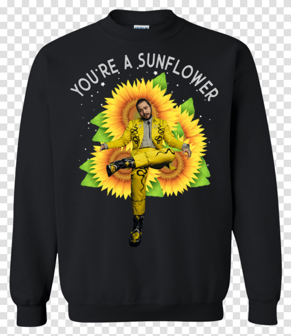 Post Malone You're A Sunflower, Apparel, Sleeve, Long Sleeve Transparent Png