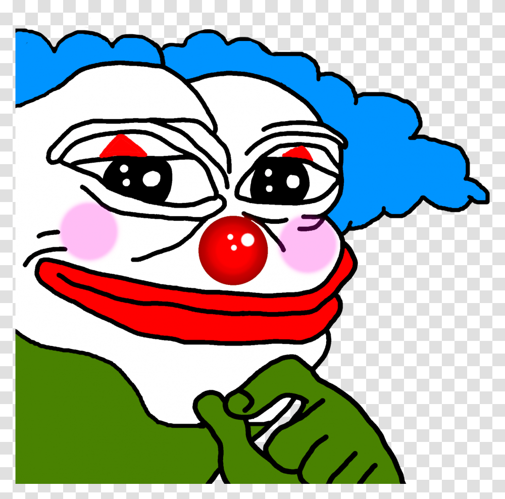 Post Pepe The Frog, Performer, Clown, Mime Transparent Png