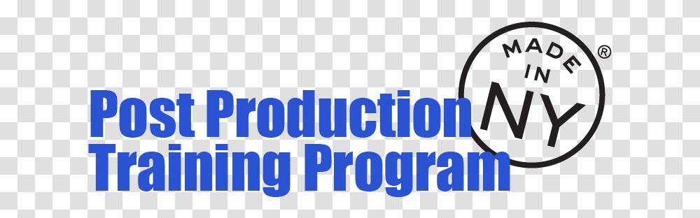 Post Production Training Made In Ny, Text, Word, Logo, Symbol Transparent Png