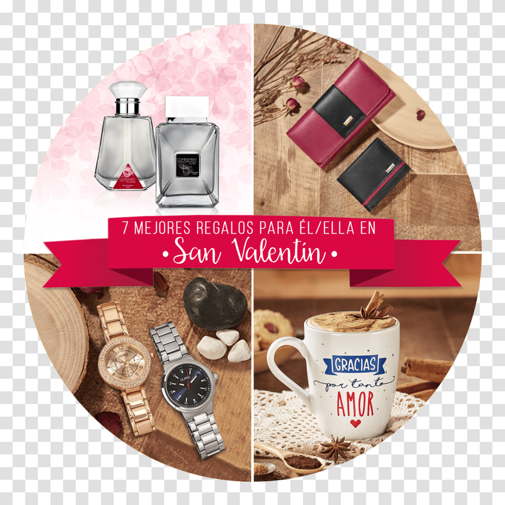 Post San Valentin Circulo Dupree 7 2019 Rejol, Wristwatch, Coffee Cup, Bottle, Poster Transparent Png