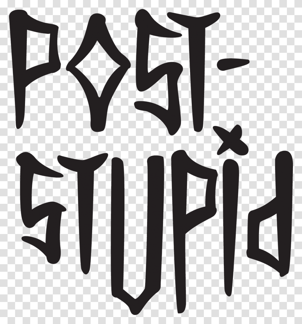 Post Stupid Font, Handwriting, Calligraphy, Alphabet Transparent Png