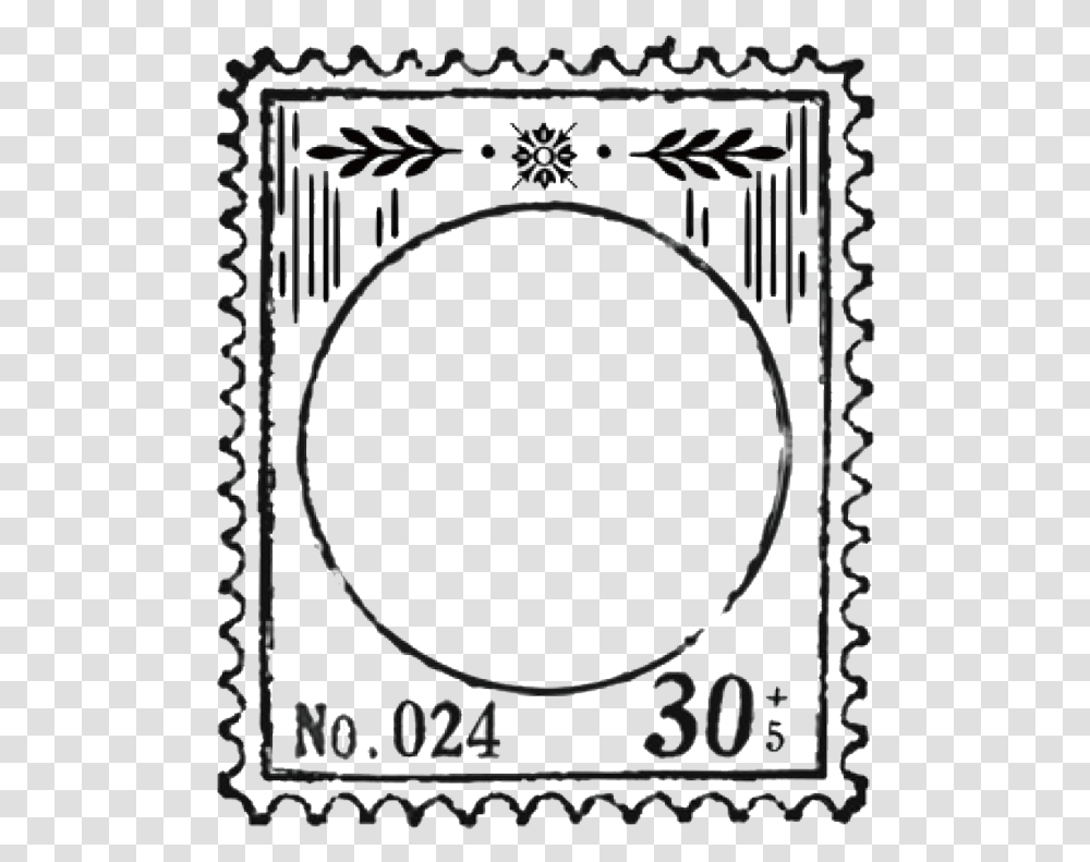 Postage Stamp Circle, Oval Transparent Png