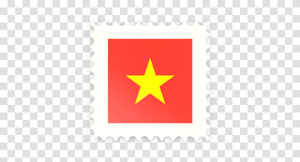 Postage Stamp Icon Illustration Of Flag Of Vietnam, Star Symbol, First Aid, Screen Transparent Png