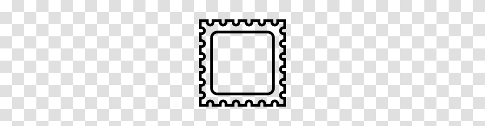 Postage Stamp Icons Noun Project, Gray, World Of Warcraft Transparent Png