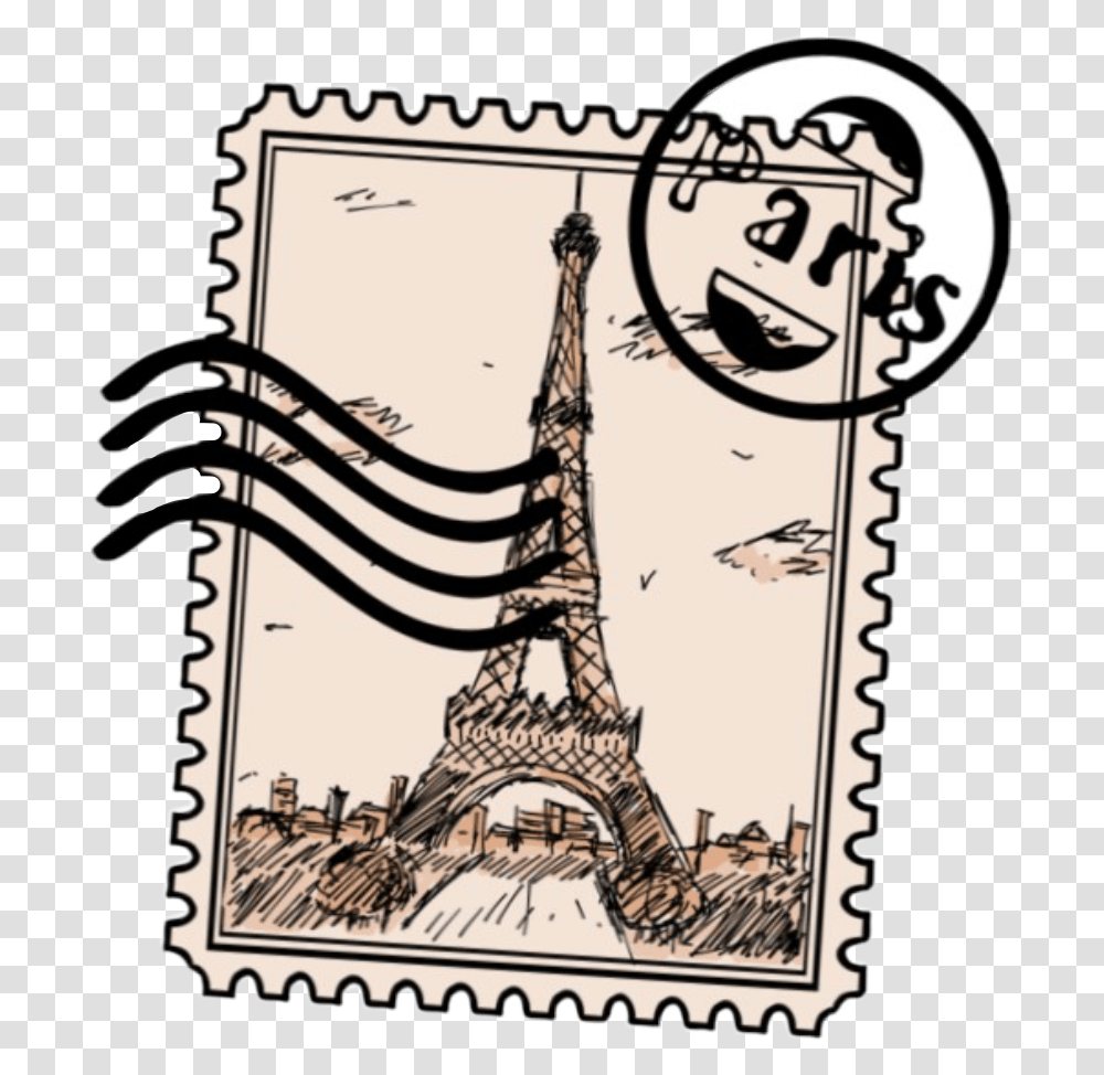 Postage Stamp Voteplease Freetoedit Paris Postage Stamp, Zebra, Wildlife, Mammal Transparent Png