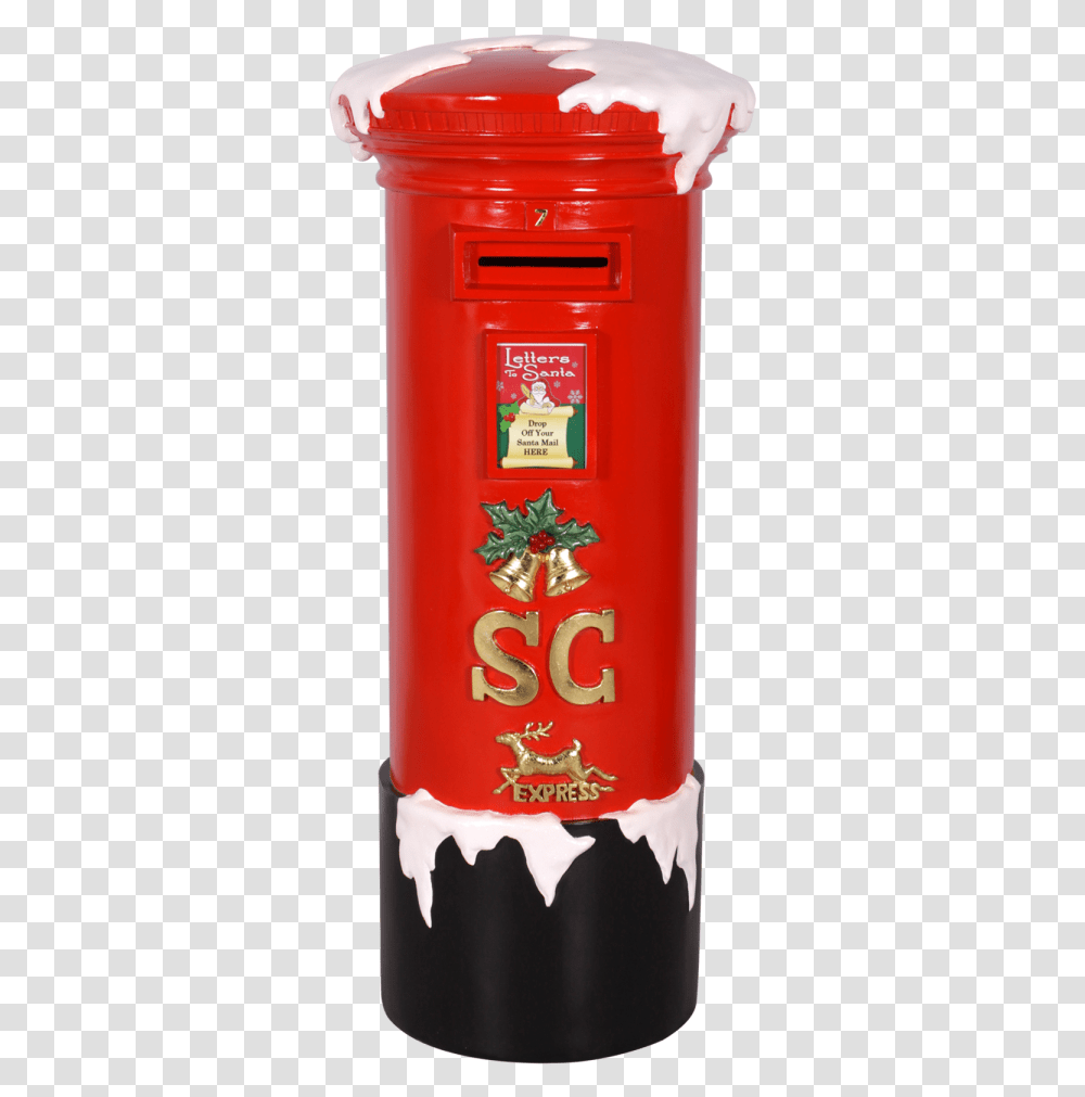 Postbox Image Letters To Santa Post Box, Mailbox, Letterbox, Cylinder, Liquor Transparent Png