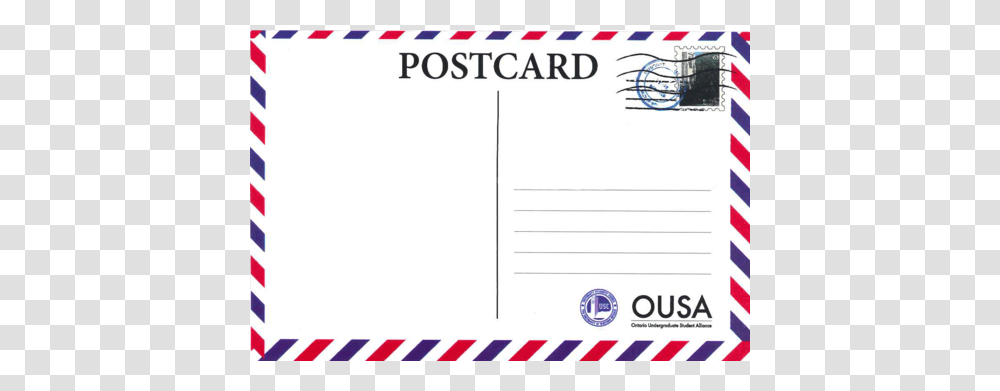 Postcard, Envelope, Airmail, Postage Stamp Transparent Png