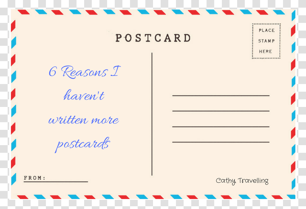 Postcard, Envelope, Mail, Airmail, Document Transparent Png