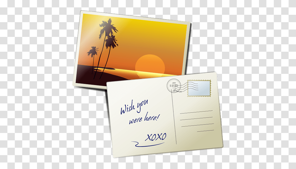 Postcard, Envelope, Mail, Business Card, Paper Transparent Png