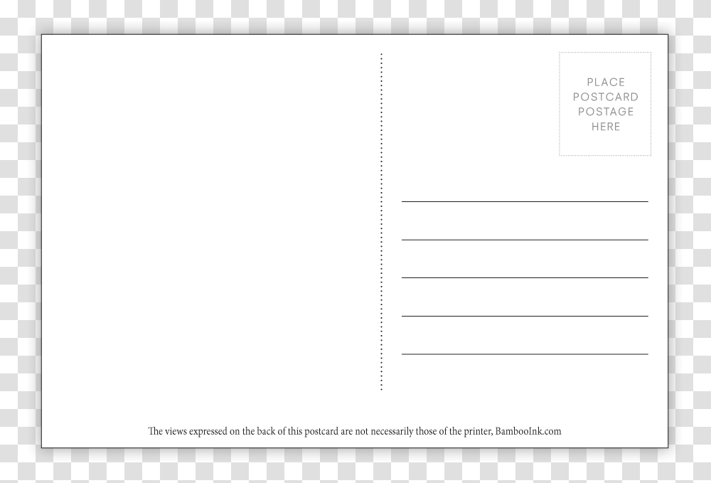 Postcard, Mail, Envelope, Document Transparent Png