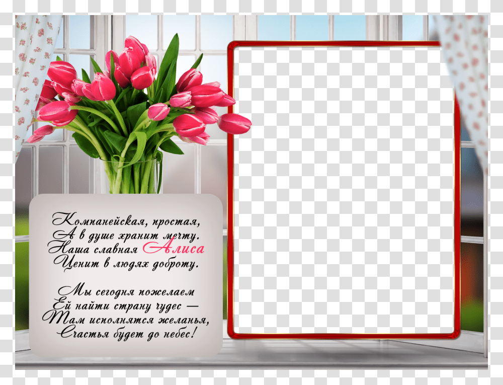 Postcard, Plant, Flower, Blossom, Flower Bouquet Transparent Png