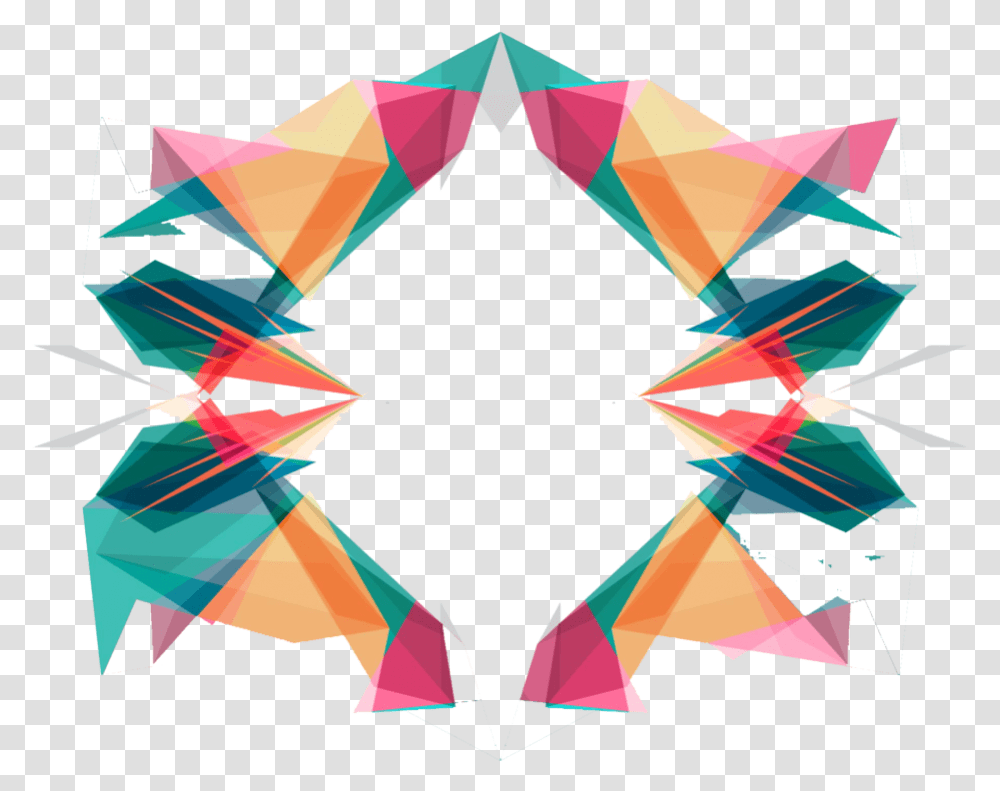 Postcard Vectors Triangle, Modern Art, Star Symbol Transparent Png