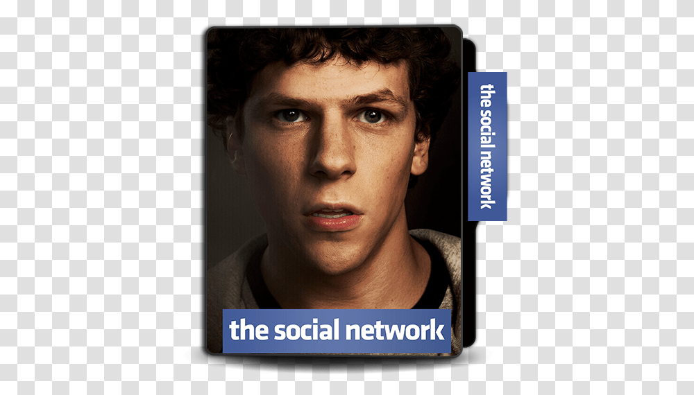 Poster David Zuckerberg Social Social Network 2010 Icon Movie, Face, Person, Head, Portrait Transparent Png