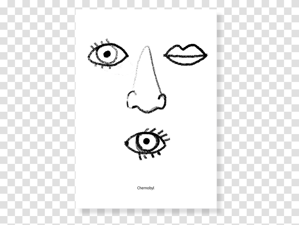 Poster, Face, Drawing, Sketch Transparent Png