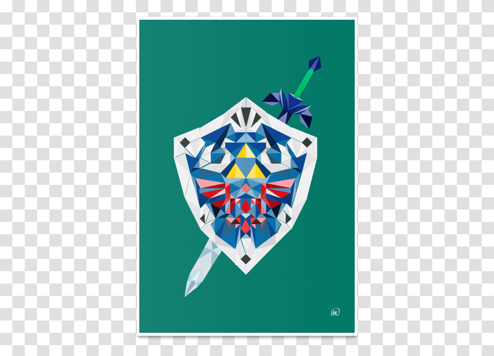 Poster Hyrule Kit De Leo Rodriguesna Crest, Armor, Shield Transparent Png